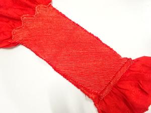 正絹　絞り　帯揚げ